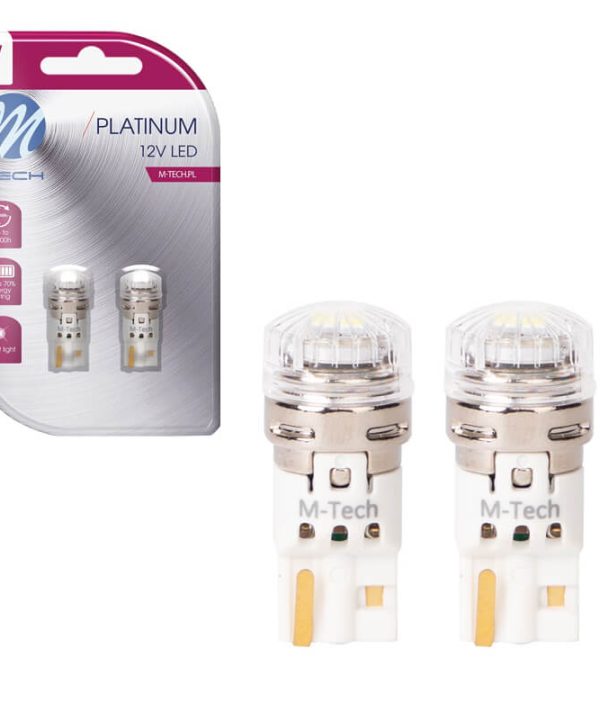 Kimpiris - Λάμπες Led T10 M-TECH Platinum LB870W-02B - W5W