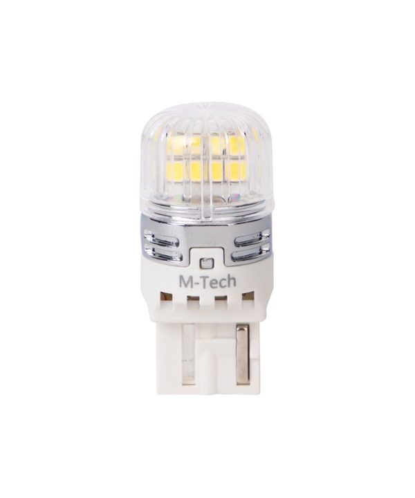 Alternative view of Λάμπες Led T20 W21W Μονοπολικές M-TECH Platinum LB873W-01B 7505 16x2835SMD 12-30V Canbus White 2 Τεμάχια