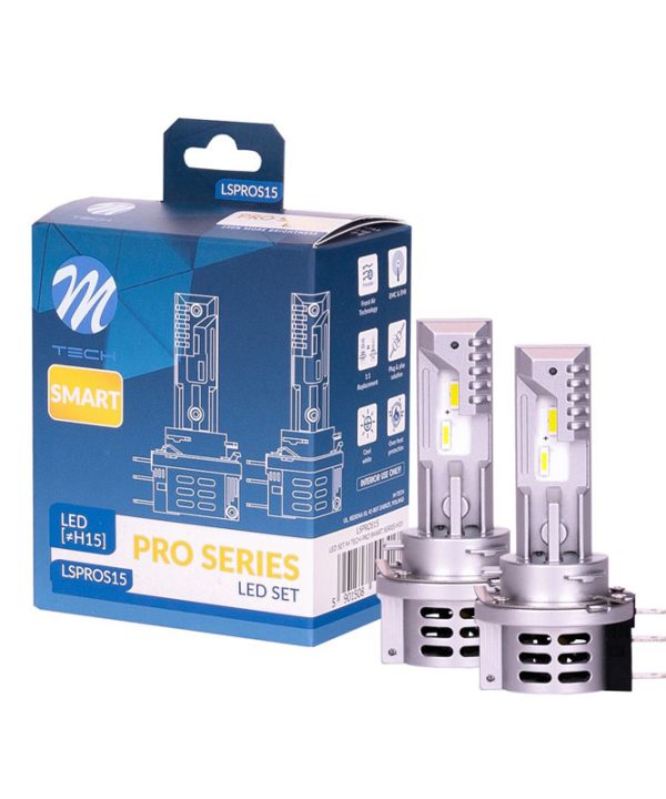 Kimpiris - Λάμπες Led H15 M-Tech LSPROS15 12volt 36watt Smart Pro Series 6000k 2 Τεμάχια