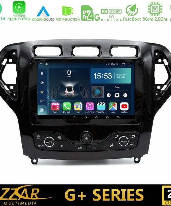 Kimpiris - Bizzar G+ Series Ford Mondeo 2007-2010 (Auto AC με NAVI) 8core Android14 6+128GB Navigation Multimedia Tablet 9"