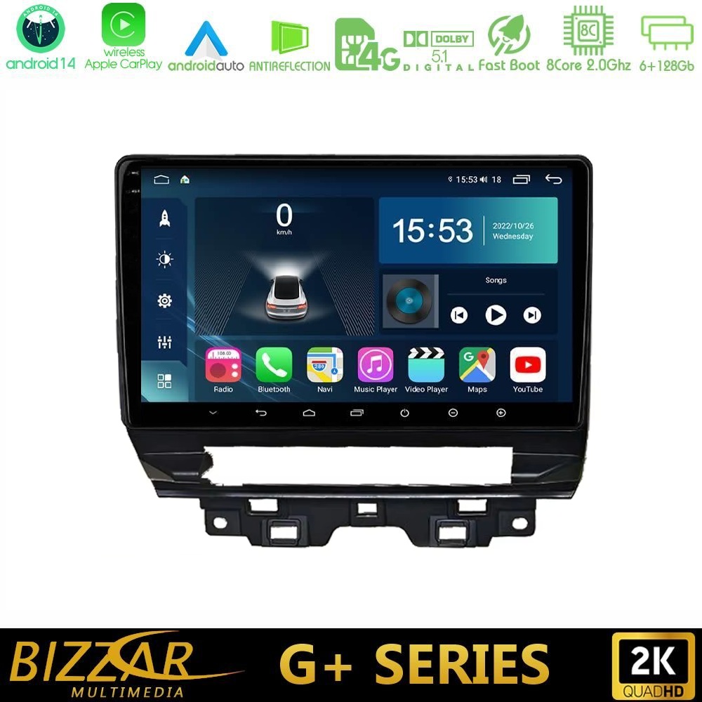 Kimpiris - Bizzar G+ Series Renault Trafic 2022-> 8core Android14 6+128GB Navigation Multimedia Tablet 10"