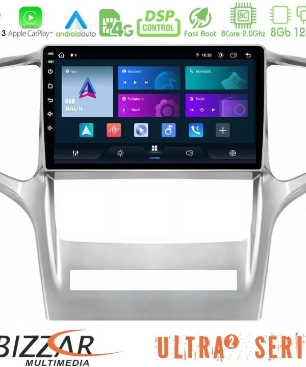 Kimpiris - Bizzar Ultra Series Jeep Grand Cherokee 2011-2013 8core Android13 8+128GB Navigation Multimedia Tablet 9"