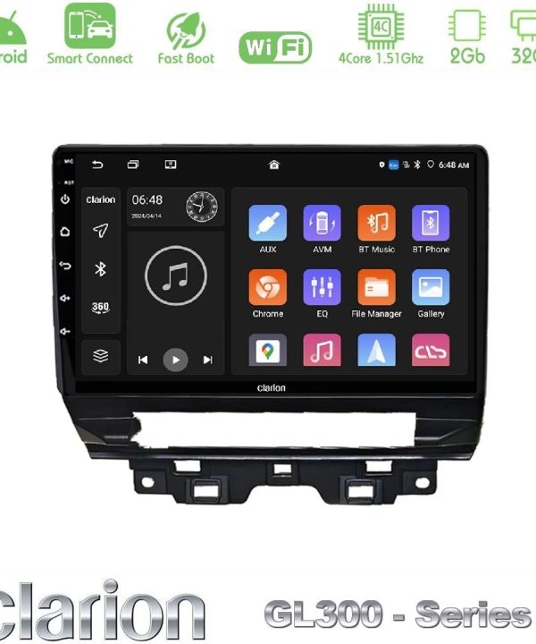 Kimpiris - Clarion GL300 Series 4Core Android ClarionOS 2+32GB Renault Trafic 2022-> Navigation Multimedia Tablet 10" Με Carplay & Android Auto