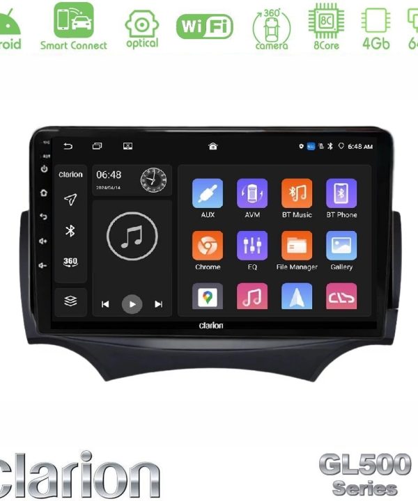 Kimpiris - Clarion GL500 Series 8Core Android ClarionOS 4+64GB  Ford Ka 2009-2017 Navigation Multimedia Tablet 9"