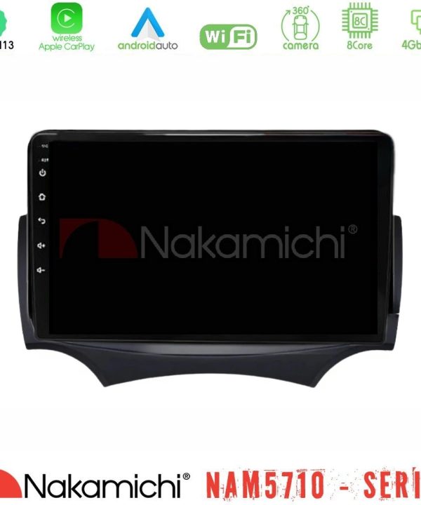 Kimpiris - Nakamichi NAM5710 Series 8Core Android13 4+64GB  Ford Ka 2009-2017 Navigation Multimedia Tablet 9"