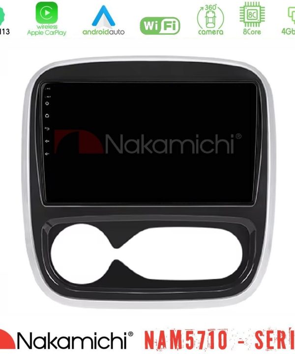 Kimpiris - Nakamichi NAM5710 Series 8Core Android13 4+64GB  Renault/Nissan/Opel/Fiat Navigation Multimedia Tablet 9" (AUTO A/C)