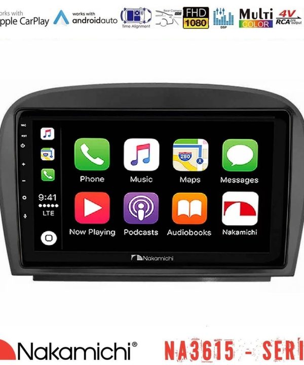 Kimpiris - Nakamichi NA3615 Series Με Wireless Carplay & Android Auto Mercedes SL Class 2005-2011 Media Station Tablet 9"