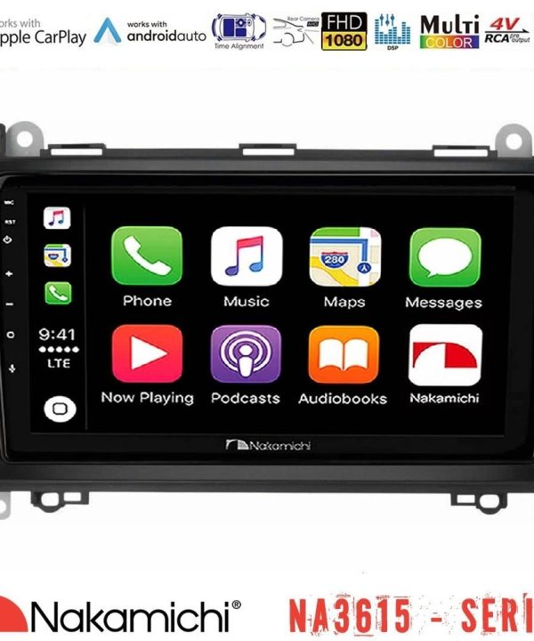 Kimpiris - Nakamichi NA3615 Series Με Wireless Carplay & Android Auto Mercedes A/B/Vito/Sprinter Class Media Station Tablet 9"