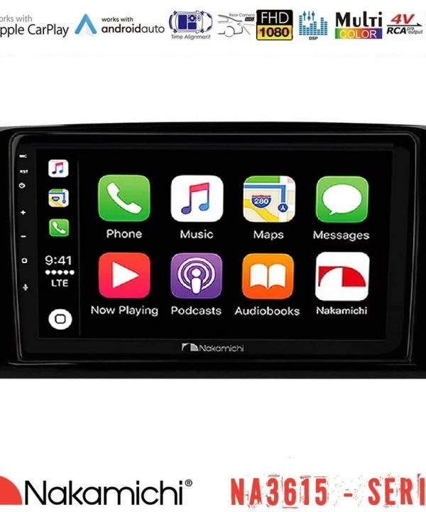 Kimpiris - Nakamichi NA3615 Series Με Wireless Carplay & Android Auto Mercedes ML/GL Class Media Station Tablet 9"