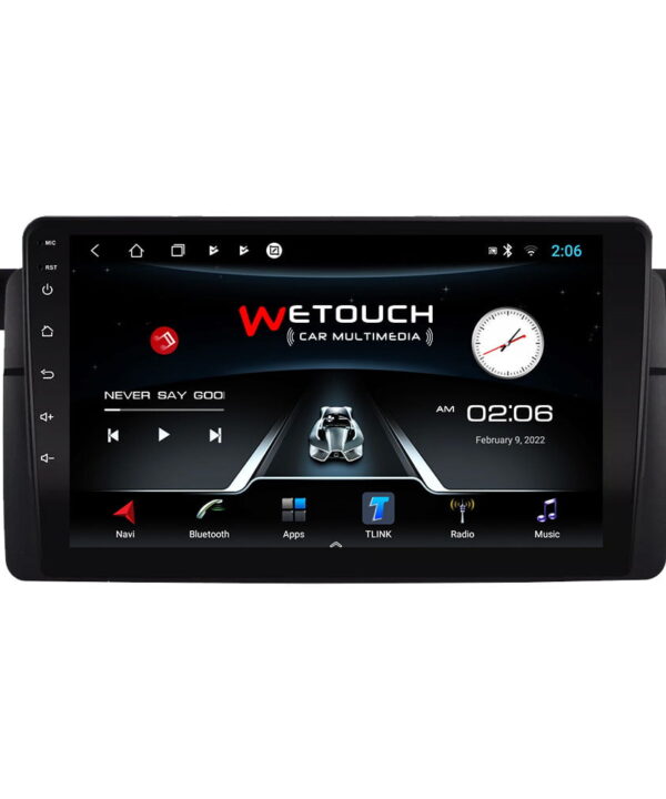 BMW E46 MULTIMEDIA OEM 1998 2006 9 ΑΦΗΣ IPS ANDROID 10 232GB CARPLAY ANDROID AUTO GPS DSP WiFi WETOUCH WT12BM02GPS