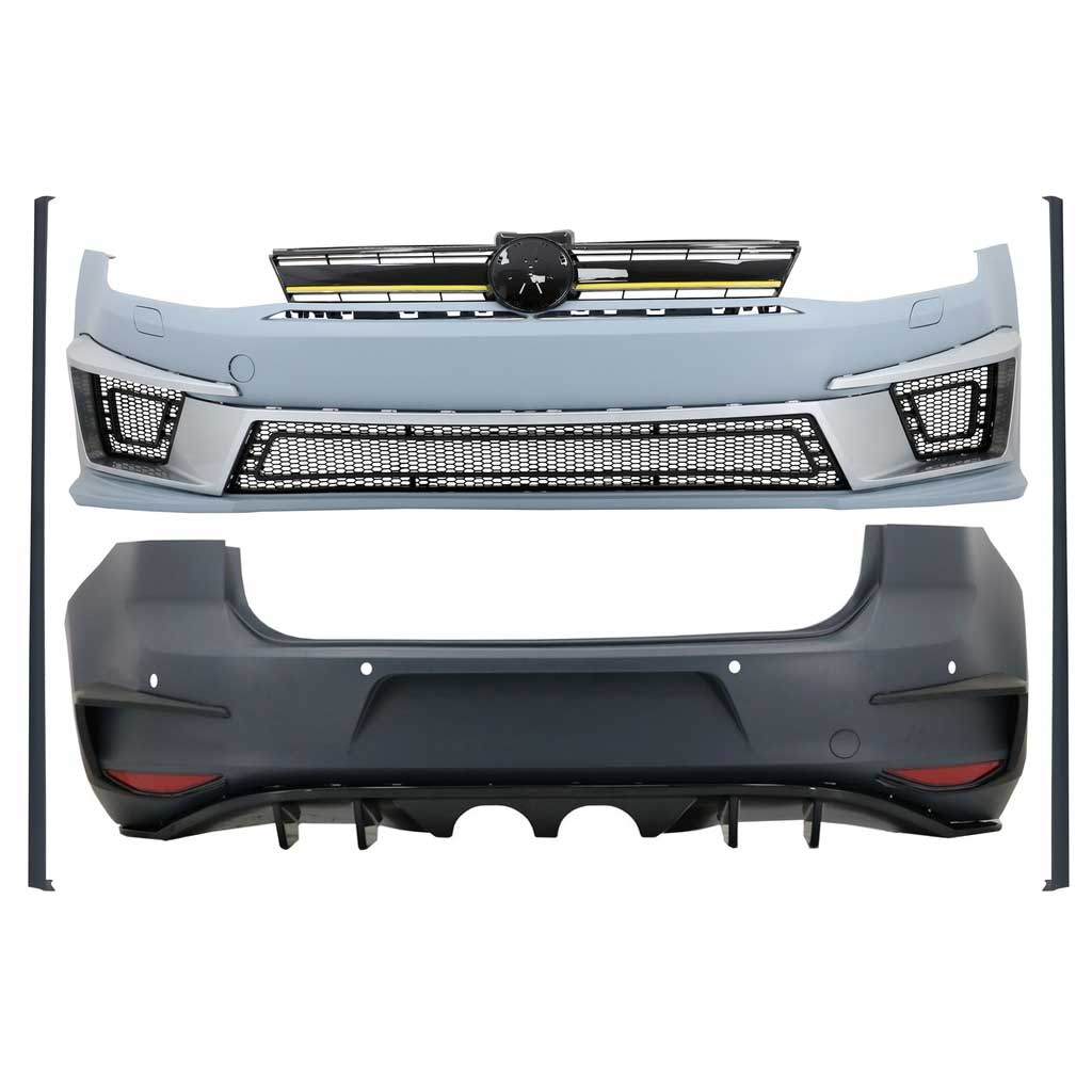 BODY KIT ΓΙΑ VW GOLF 7 5G1 2012 2017 R400 DESIGN ΠΛΗΡΕΣ ΜΕ ΠΛΑΙΝΑ ΜΑΡΣΠΙΕ