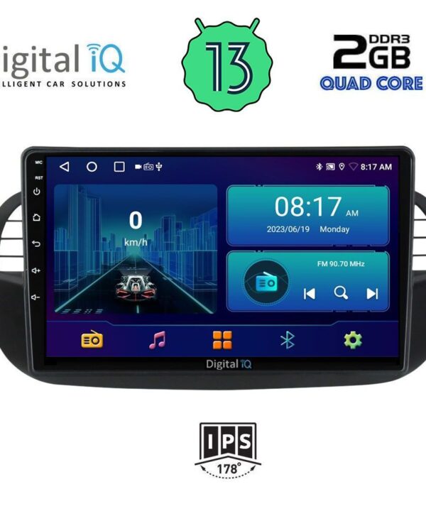 Kimpiris - DIGITAL IQ BXB 1130_GPS (9inc) MULTIMEDIA TABLET OEM FIAT 500 mod. 2007-2015
