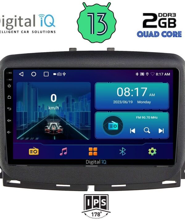 Kimpiris - DIGITAL IQ BXB 1131_GPS (9inc) MULTIMEDIA TABLET OEM FIAT 500 mod. 2016>