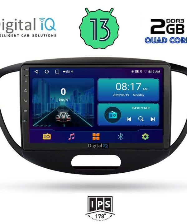Kimpiris - DIGITAL IQ BXB 1223_GPS (9inc) MULTIMEDIA TABLET OEM HYUNDAI i10 mod. 2008-2013