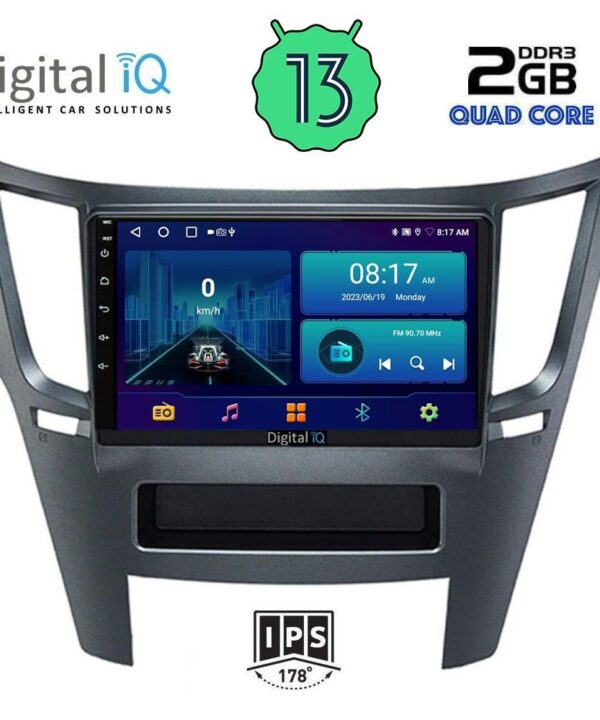 Kimpiris - DIGITAL IQ BXB 1667_GPS (9inc) MULTIMEDIA TABLET OEM SUBARU LEGACY – OUTBACK mod. 2009>