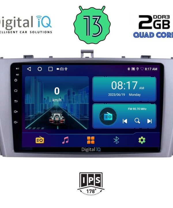 Kimpiris - DIGITAL IQ BXB 1705_GPS (9inc) MULTIMEDIA TABLET OEM TOYOTA AVENSIS (T27) mod. 2009-2015