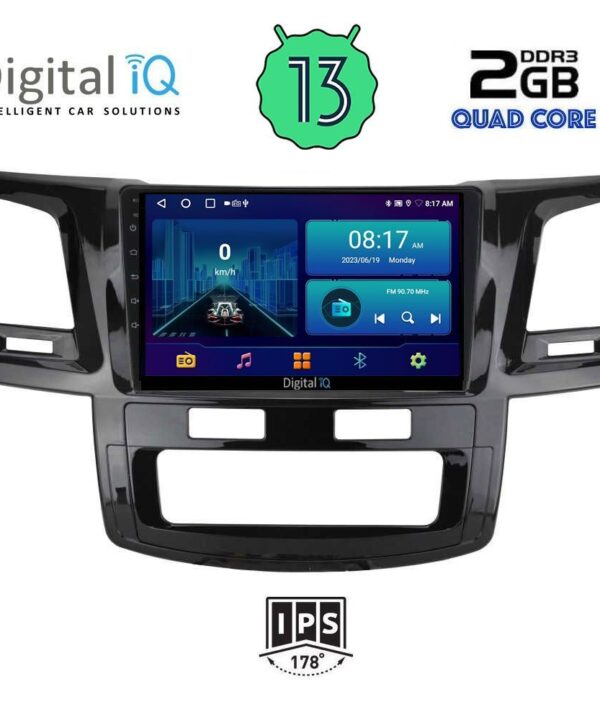 Kimpiris - DIGITAL IQ BXB 1720_GPS (9inc) MULTIMEDIA TABLET OEM TOYOTA HILUX mod. 2005-2016