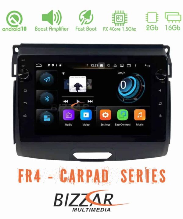 Bizzar FR4 Series CarPad 9 Ford Ranger 2017 2020 4core Android 10 Navigation Multimedia
