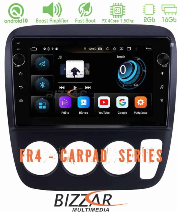 Bizzar FR4 Series CarPad 9 Honda CRV 1997 2001 4core Android 10 Navigation Multimedia