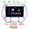 Bizzar FR4 Series CarPad 9 Hyundai i20 2012 2014 Auto AC 4core Android 10 Navigation Multimedia
