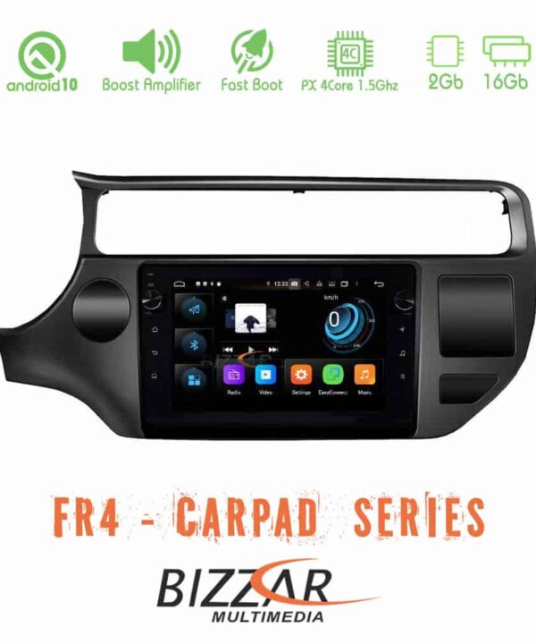 Bizzar FR4 Series CarPad 9 Kia Rio 2015 2017 4core Android 10 Navigation Multimedia