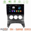 Bizzar FR4 Series CarPad 9 Peugeot 3008 Manual AC 4core Android 10 Navigation Multimedia