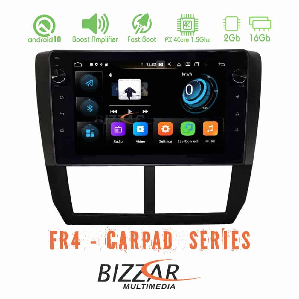 Bizzar FR4 Series CarPad 9 Subaru Forester 4core Android 10 Navigation Multimedia