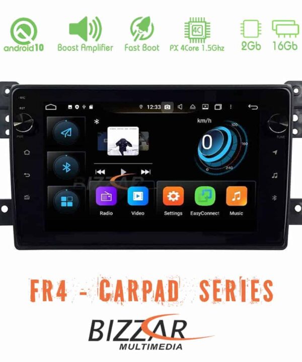Bizzar FR4 Series CarPad 9 Suzuki Grand Vitara 4core Android 10 Navigation Multimedia