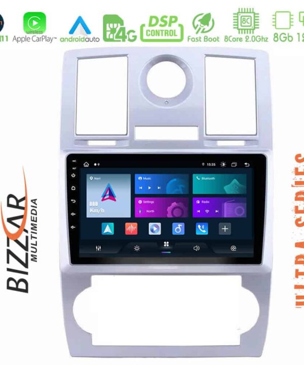 Bizzar Ultra Series Chrysler 300C 8core Android11 8128GB Navigation Multimedia Tablet 9