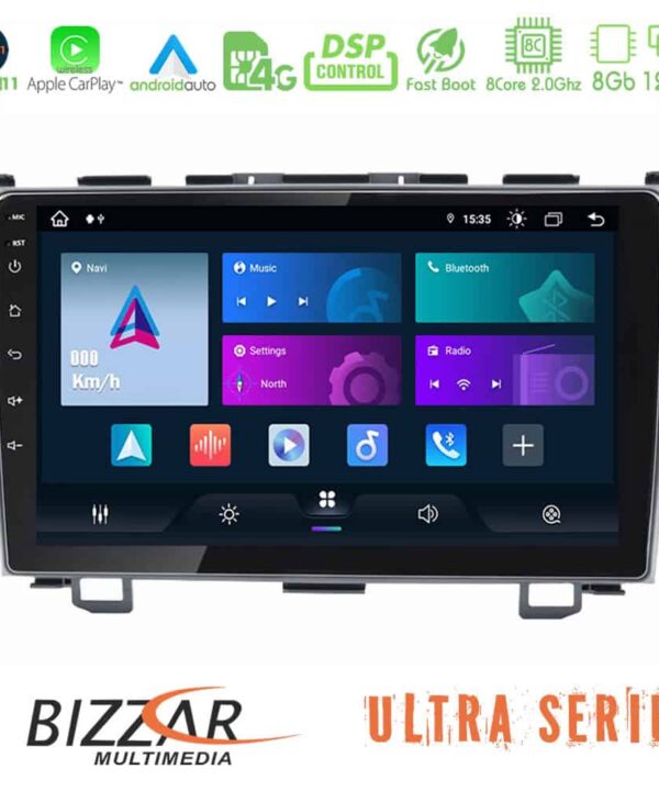 Bizzar Ultra Series Honda CRV 8core Android11 8128GB Navigation Multimedia Tablet 9