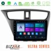 Bizzar Ultra Series Honda Civic Hatchback 2012 2015 8core Android11 8128GB Navigation Multimedia Tablet 9