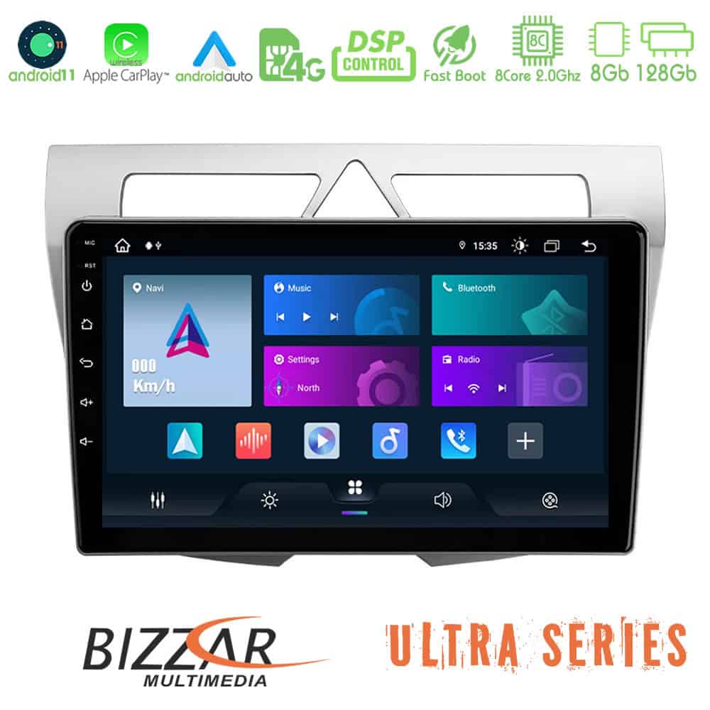 Bizzar Ultra Series Kia Picanto 8core Android11 8128GB Navigation Multimedia Tablet 9 1