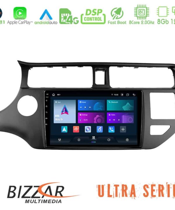 Bizzar Ultra Series Kia Rio 2011 2015 8core Android11 8128GB Navigation Multimedia Tablet 9