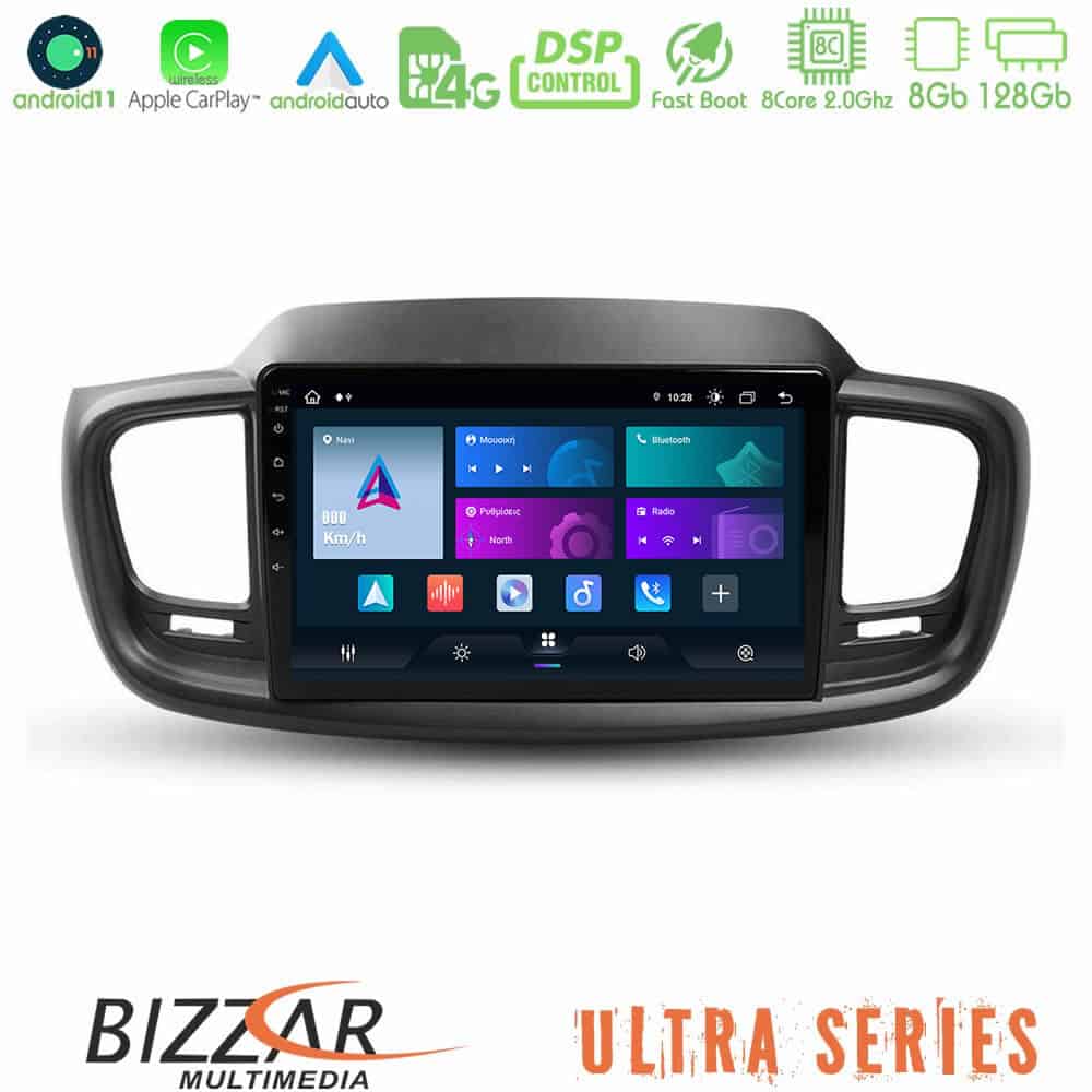 Bizzar Ultra Series Kia Sorento 2018 2021 8Core Android11 8128GB Navigation Multimedia Tablet 9