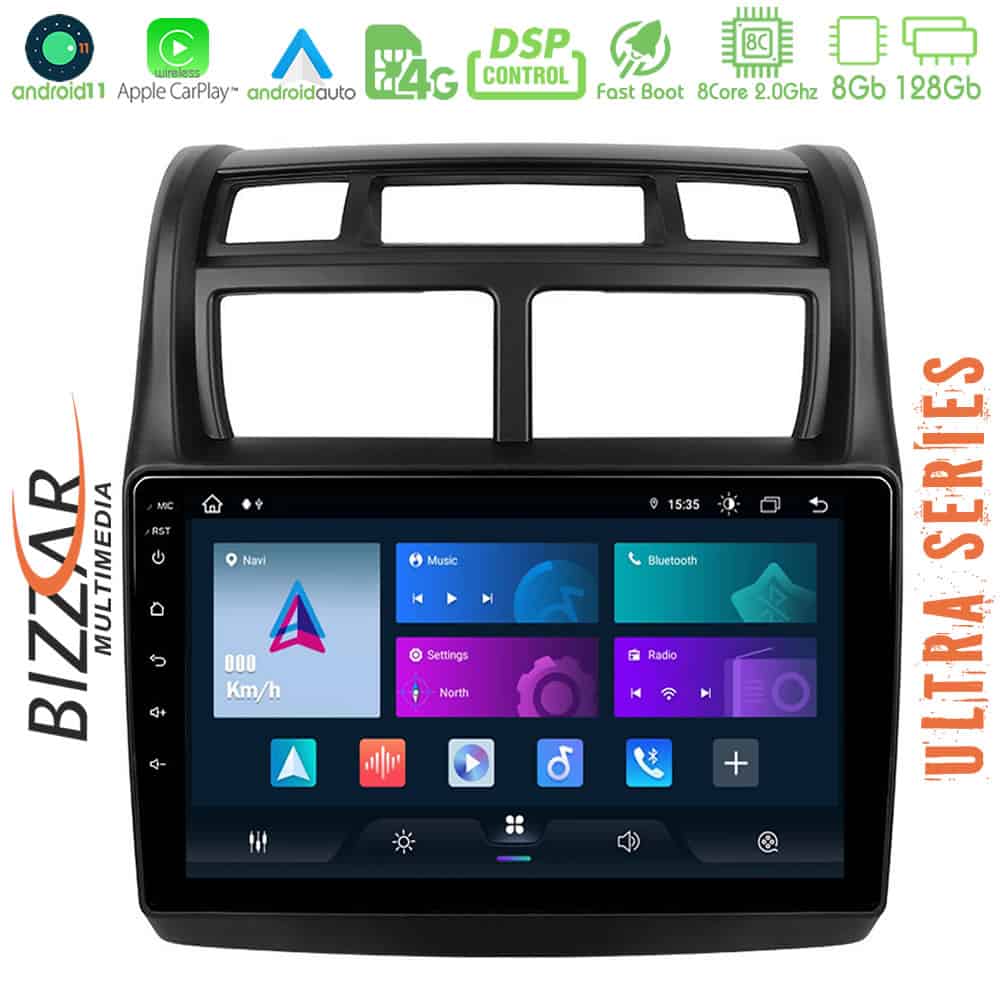 Bizzar Ultra Series Kia Sportage 2008 2011 8core Android11 8128GB Navigation Multimedia Tablet 9