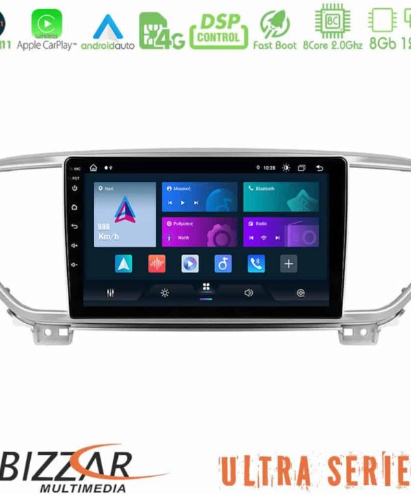 Bizzar Ultra Series Kia Sportage 2018 2021 8Core Android11 8128GB Navigation Multimedia Tablet 9
