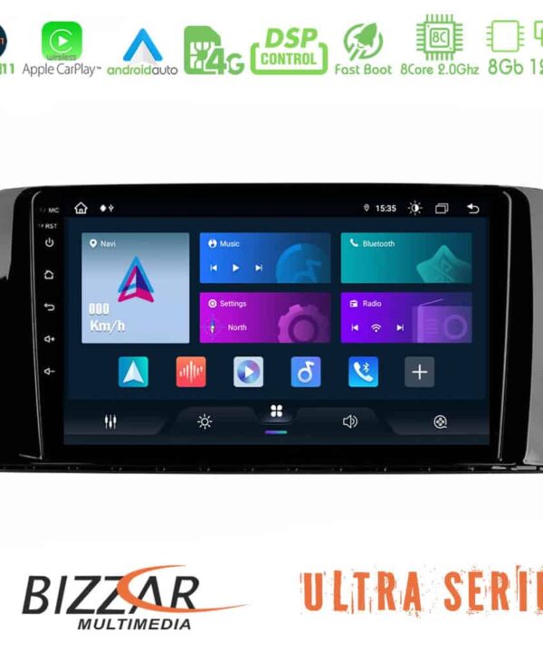 Bizzar Ultra Series Mercedes R Class 8core Android11 8128GB Navigation Multimedia Tablet 9