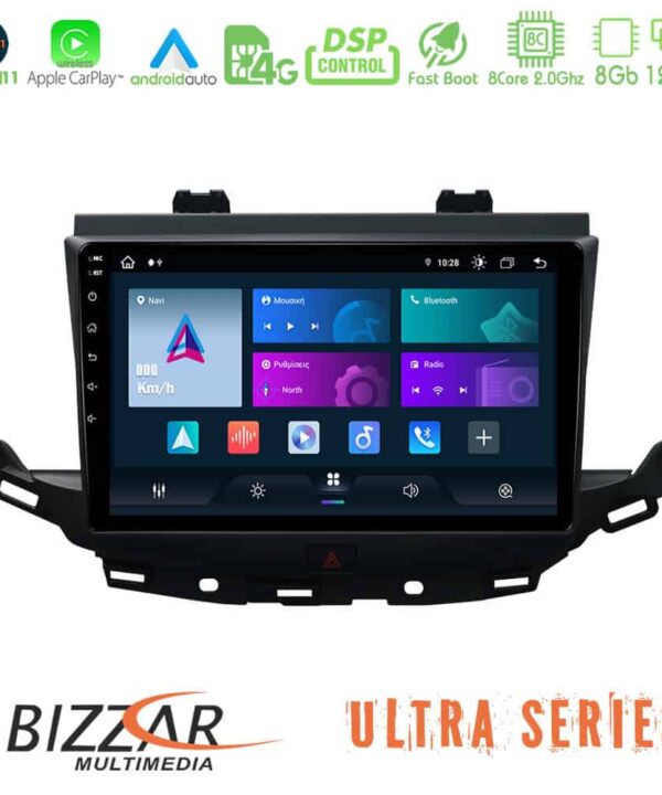 Bizzar Ultra Series Opel Astra K 2015 2019 8core Android 11 8128GB Navigation Multimedia Tablet 9