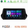 Bizzar Ultra Series Peugeot 208 2019 2023 8Core Android11 8128GB Navigation Multimedia Tablet 9