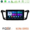 Bizzar Ultra Series Peugeot 508 2010 2018 8core Android11 8128GB Navigation Multimedia Tablet 9