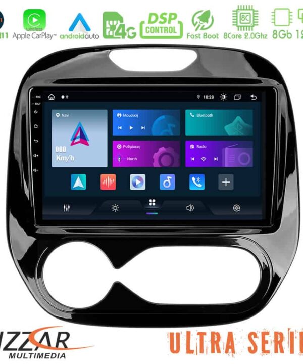 Bizzar Ultra Series Renault Captur 2013 2019 Auto AC 8core Android11 8128GB Navigation Multimedia Tablet 9