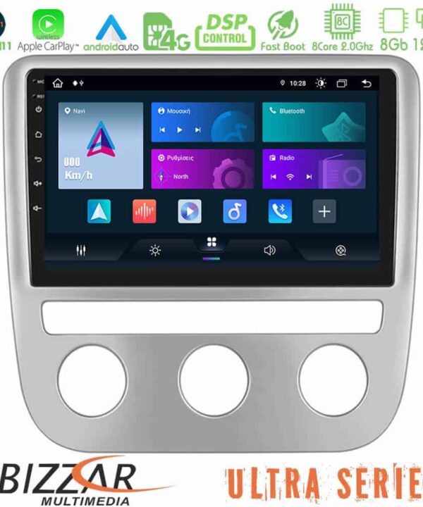 Bizzar Ultra Series VW Scirocco 2008 2014 8Core Android11 8128GB Navigation Multimedia Tablet 9 1