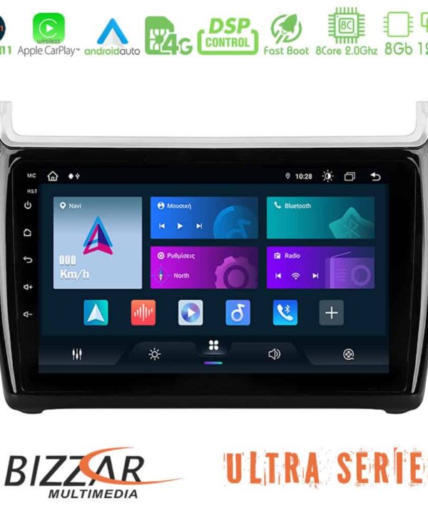 Bizzar Ultra Series Vw Polo 8core Android11 8128GB Navigation Multimedia Tablet 9 1