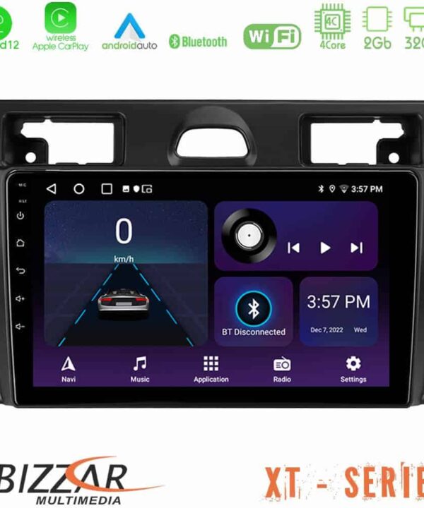 Bizzar XT Series Ford Fiesta 2006 2008 4Core Android12 232GB Navigation Multimedia Tablet 9