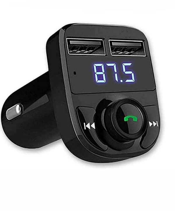 Bluetooth Handsfree Αυτοκινήτου Mp3 Player και Αναμεταδότης FM X8 3.1A1.0A