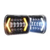 Full led φανάρια ledevo H4 Hi low 2 σκάλες μαζί με ημέρας και φλας 60w έκαστο 9 30v 18