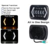 Full led φανάρια ledevo H4 Hi low 2 σκάλες μαζί με ημέρας και φλας 60w έκαστο 9 30v 4