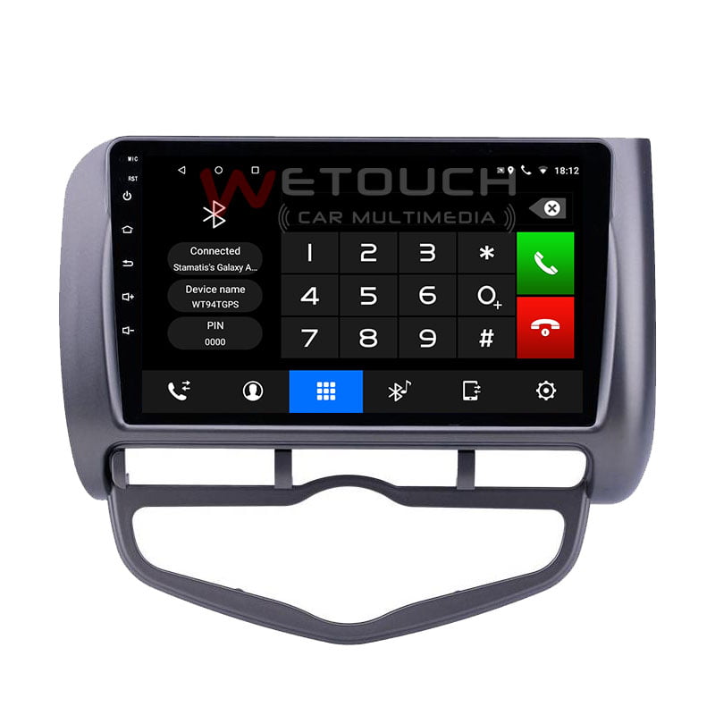 HONDA JAZZ MULTIMEDIA OEM 2004 2007 9 ΑΦΗΣ ANDROID 232GB GPS NAVI RADIO MIRRORLINK WiFi WETOUCH WT10HD02GPS 2