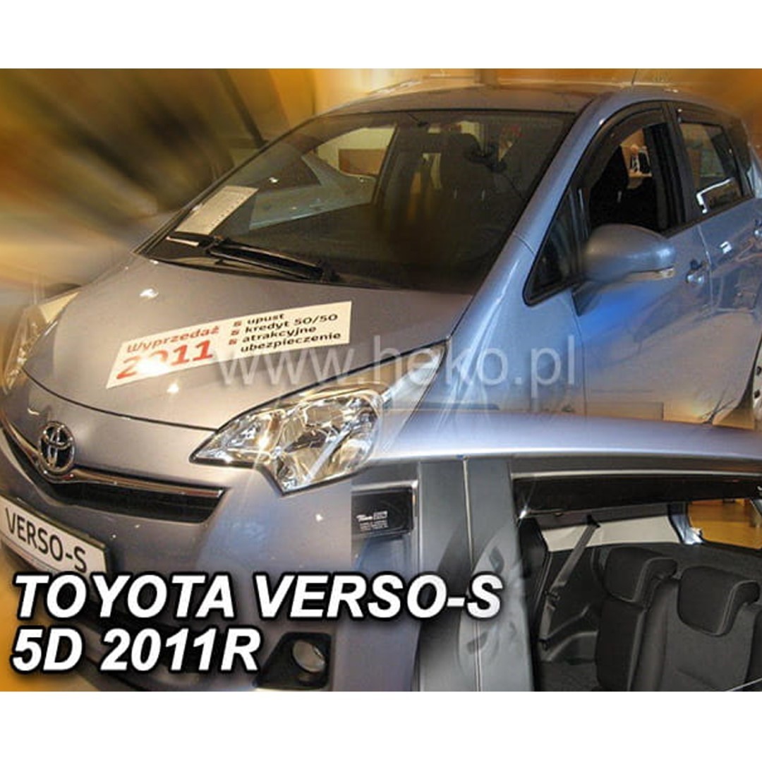 Heko TOYOTA VERSO S 5D 2011 ΑΝΕΜΟΘΡΑΥΣΤΕΣ ΣΕΤ 4 ΤΕΜ ΑΝΕΜ.SET29624