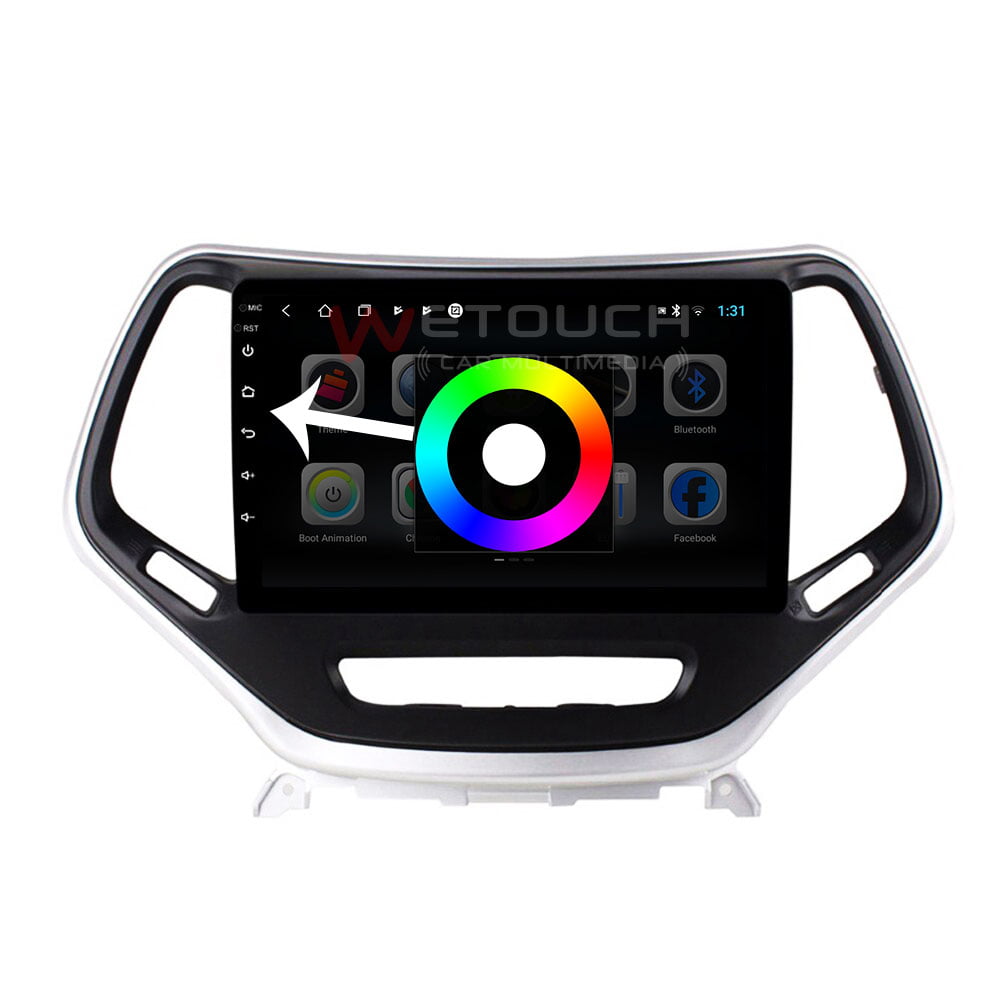 JEEP CHEROKEE MULTIMEDIA OEM 2016 10.1 IPS ANDROID 10 232GB CARPLAY ANDROID AUTO GPS DSP WiFi WETOUCH WT12JP01GPS 3